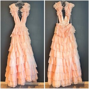 Mac Duggal Ruffled Ballgown